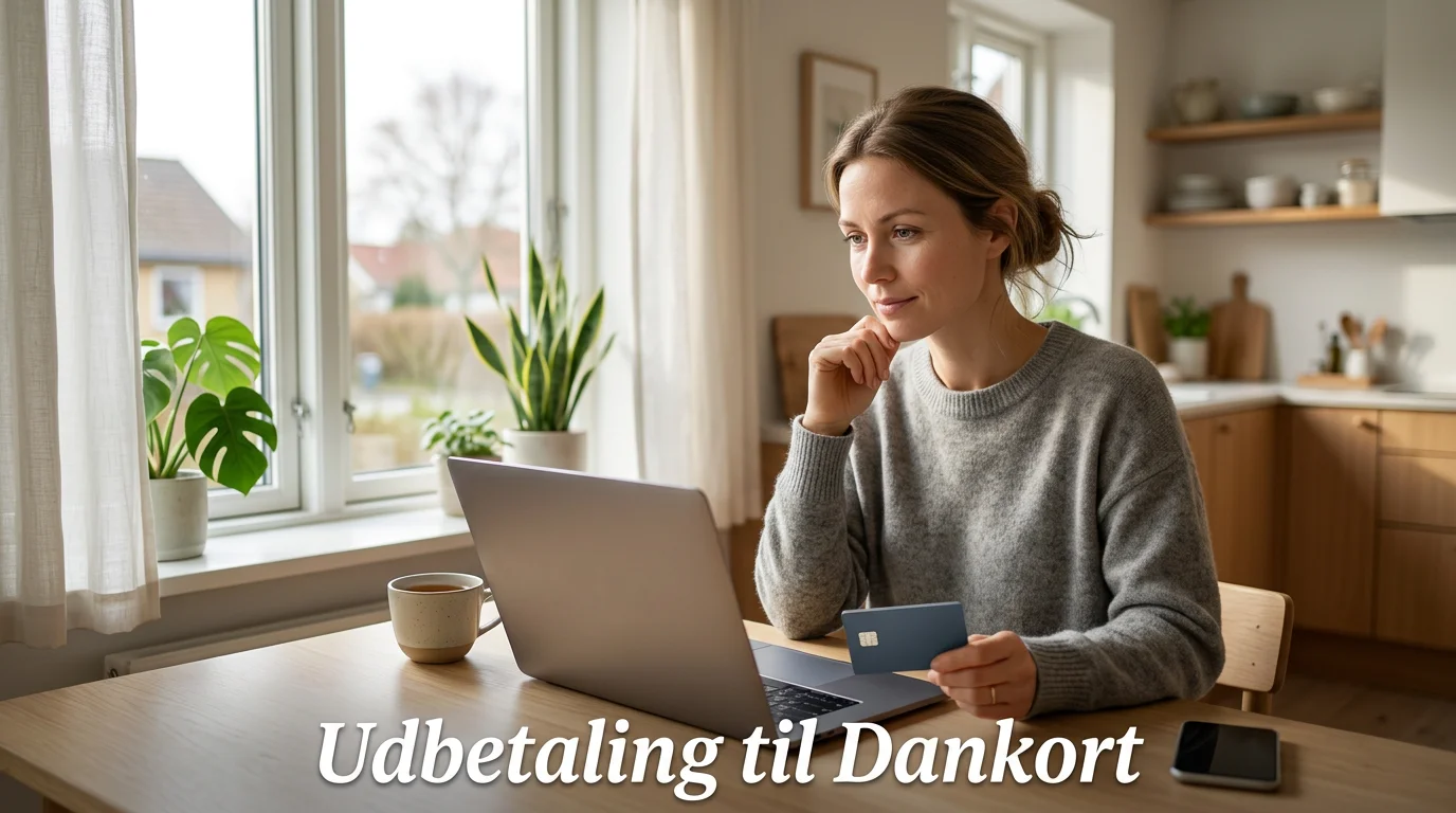 Dankort udbetaling fra bookmaker — behandlingstider og grænser for danske bettere